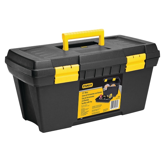Caja Plastica con Bandeja Cierres Plásticos - Formato Anidado 19-3/8" (492 mm)