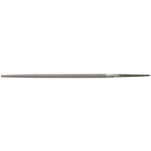 STANLEY 22-098 metal file tool, slim tapered design, side view on white background.