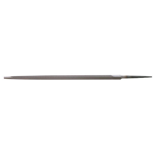 STANLEY 22-312 flat hand file, metal file tool, side view on white background.