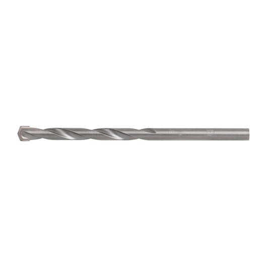 STANLEY STA53065C masonry drill bit, silver, photography of side view on white background.